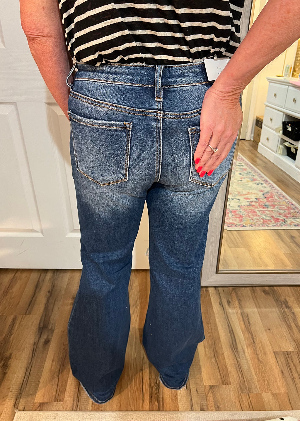 women’s everyday denim risen jeans