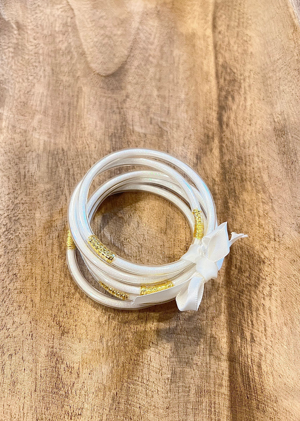 stackable glitter bangle set women